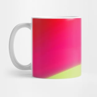 pink red yellow cream abstract art Mug